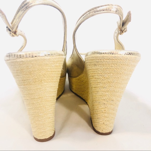 Lilly Pulitzer Slingback Wedge Sandals - Picture 3 of 8